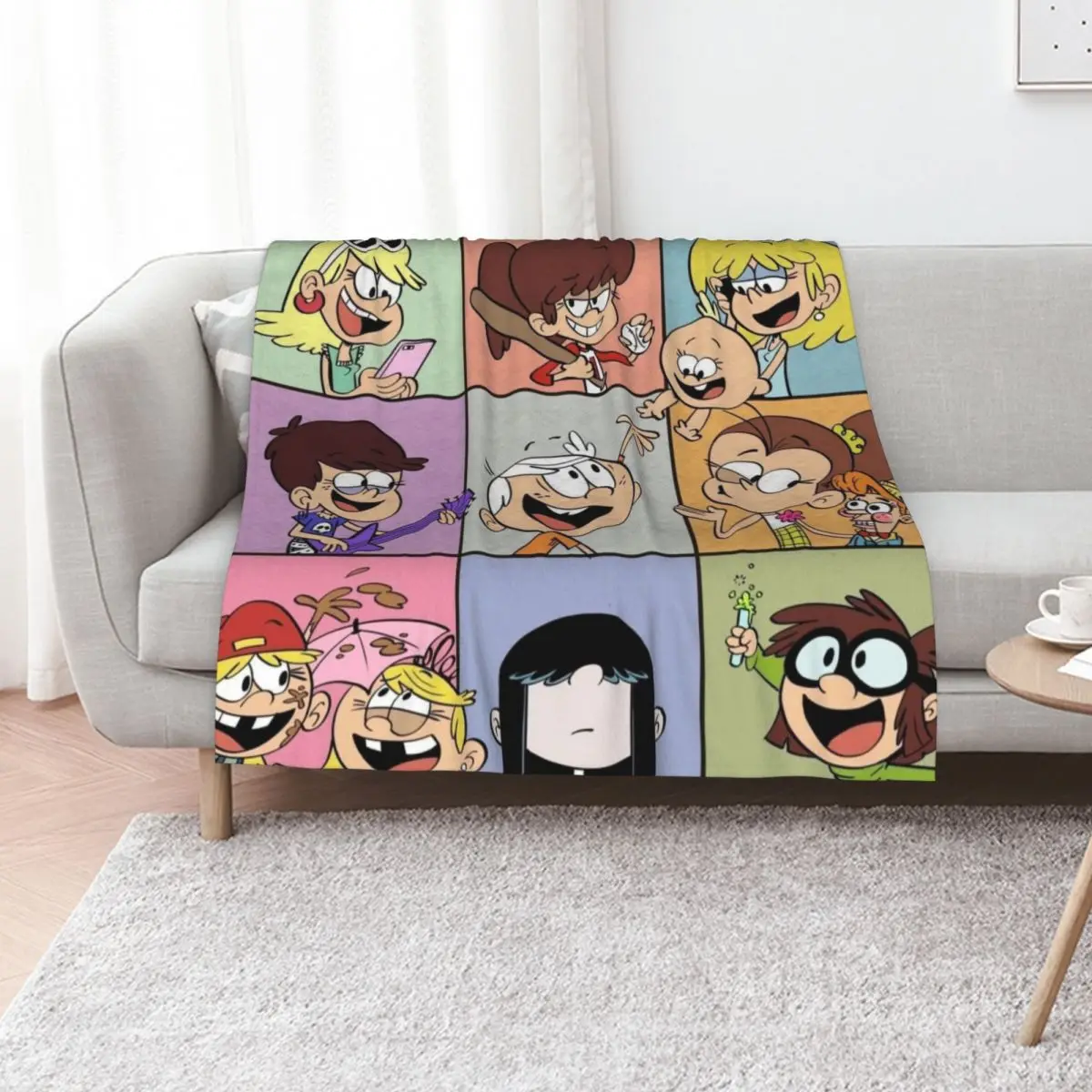 The Loud House - Manta suave y duradera reutilizable para todas las estaciones