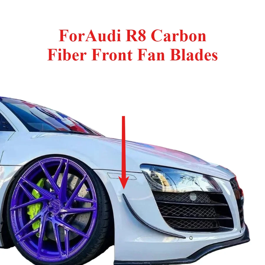 

Top Quality ForAudi R8 Carbon Fiber Front Fan Blades