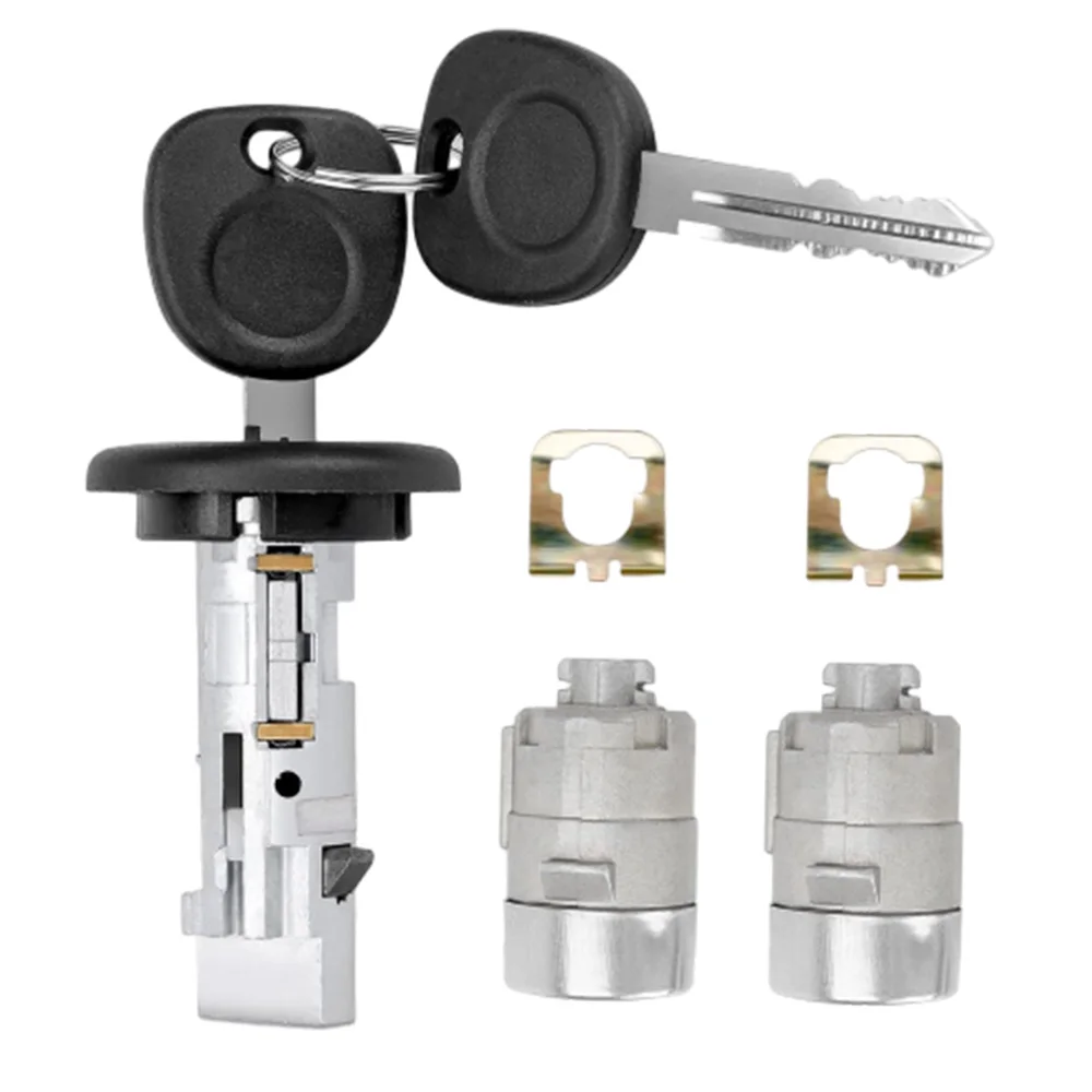 707835 Kit de cilindro de interruptor de llave de encendido con cilindros de cerradura de puerta y llaves para GMC Sonoma 2002-2004 para Hummer H2 2005 15298923