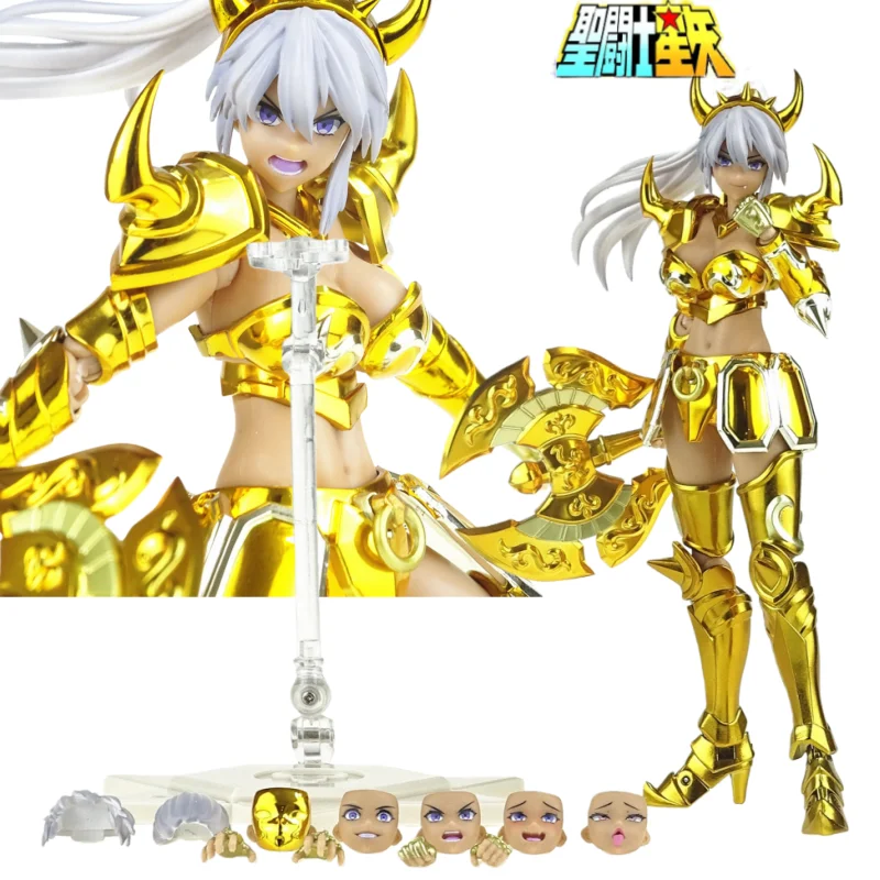 

New Great Toys/Gt Saint Seiya Myth Cloth Ex Taurus Holy Contract Female Zodiac Knights Action Figure Model Gift In Stock