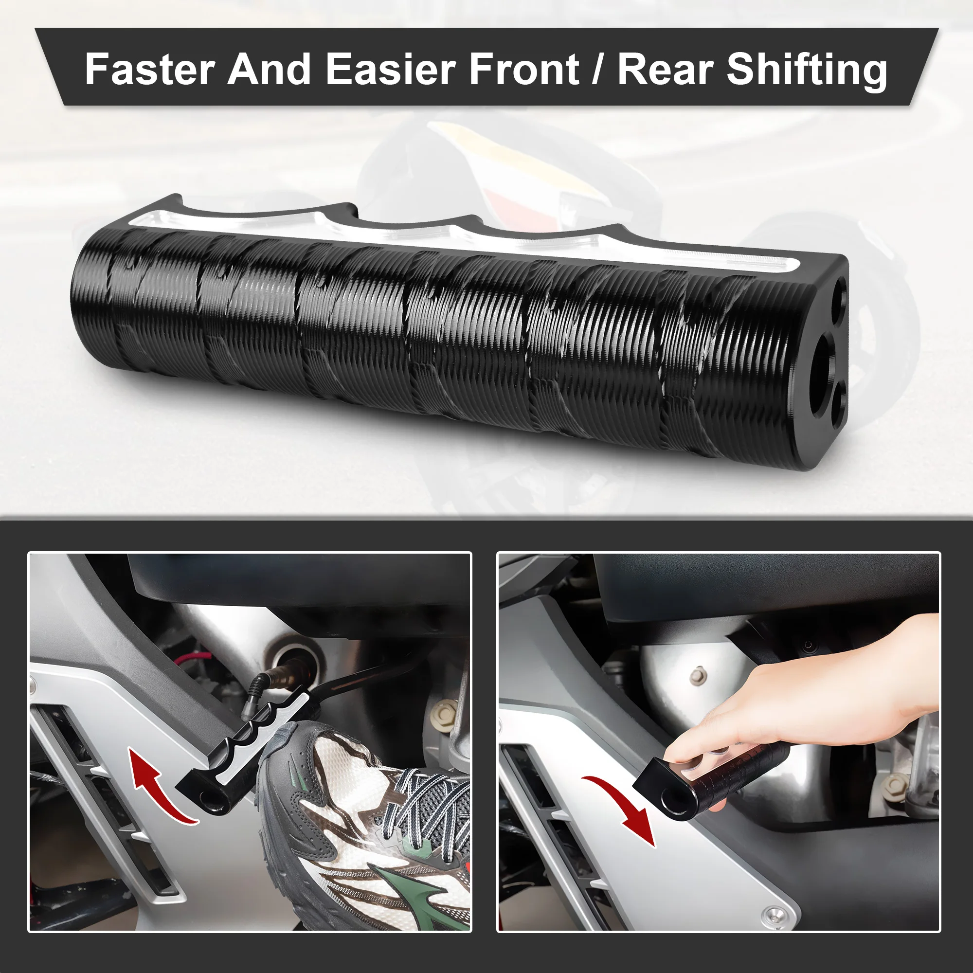 

Gear Shift Shifter Lever Extender Forward/Reverse for Can-Am Ryker 600 900 Ace Rally Edition Sport Shift Knob Handle Cover