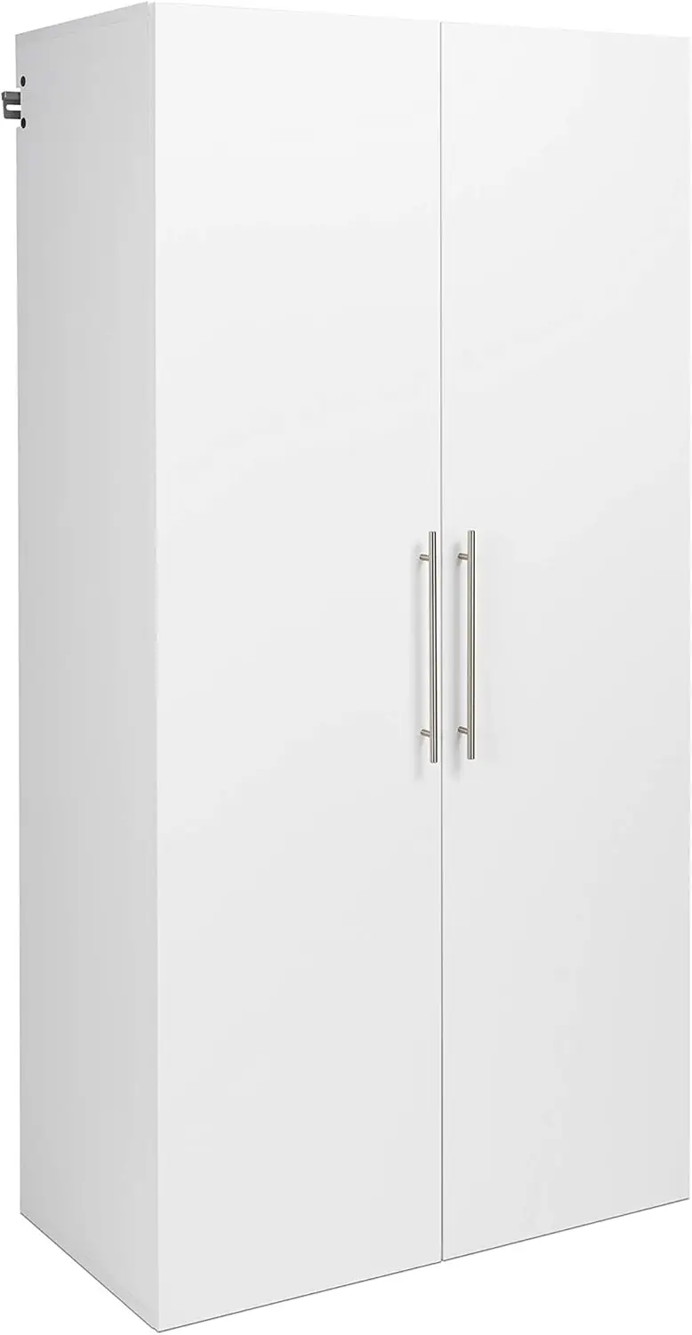 

HangUps Large Storage Cabinet - Immaculate White 36" Cabinet with Storage Shelves and Doors; Ideal for Bin