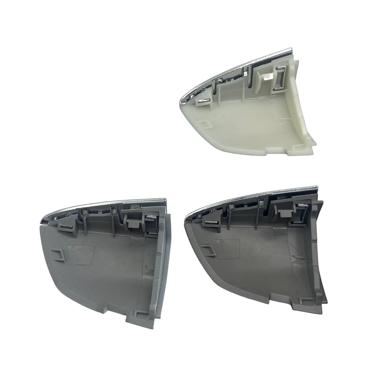 Крышка замка передней левой дверной ручки, хромированная 17А 837879 AGRU для VW Jetta MK7 2018-2024 Накладка наружной ручки, черная