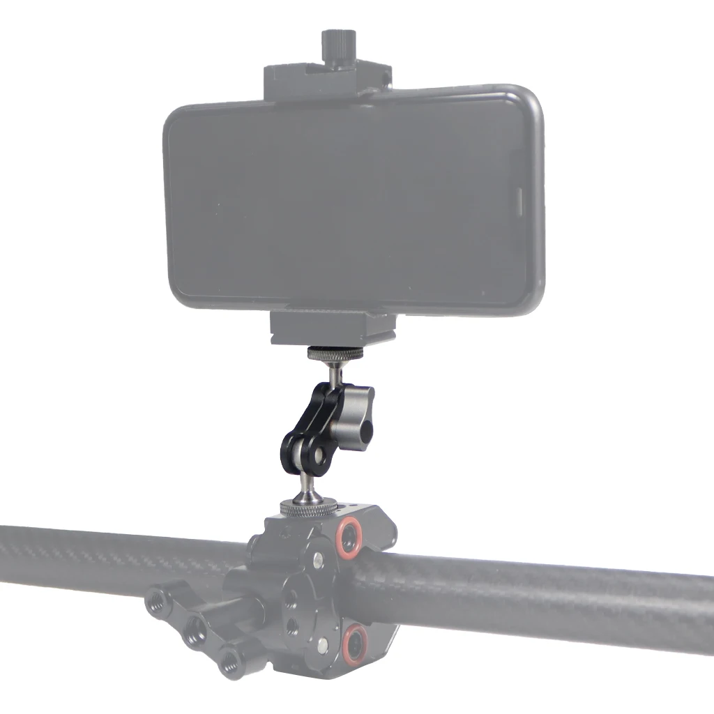 Dual Ball Head Magic Arm Swivel Mount Adapter mit 1/4'' Schraube für DJI OSMO360 für DSLR Kamera Video Monitor Licht Mikrofon Halterung – Detail 23