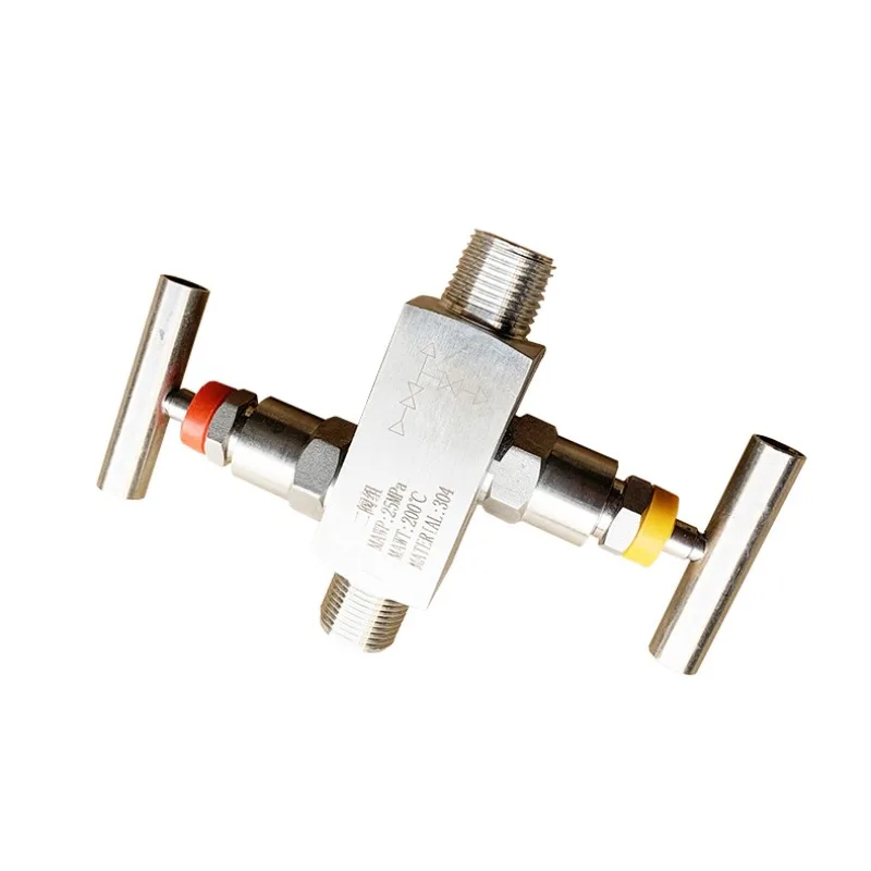 EF-3 Stainless Steel Integrated  304 316L Pressure Transmitter Two Double Valve Group Inside and Outside