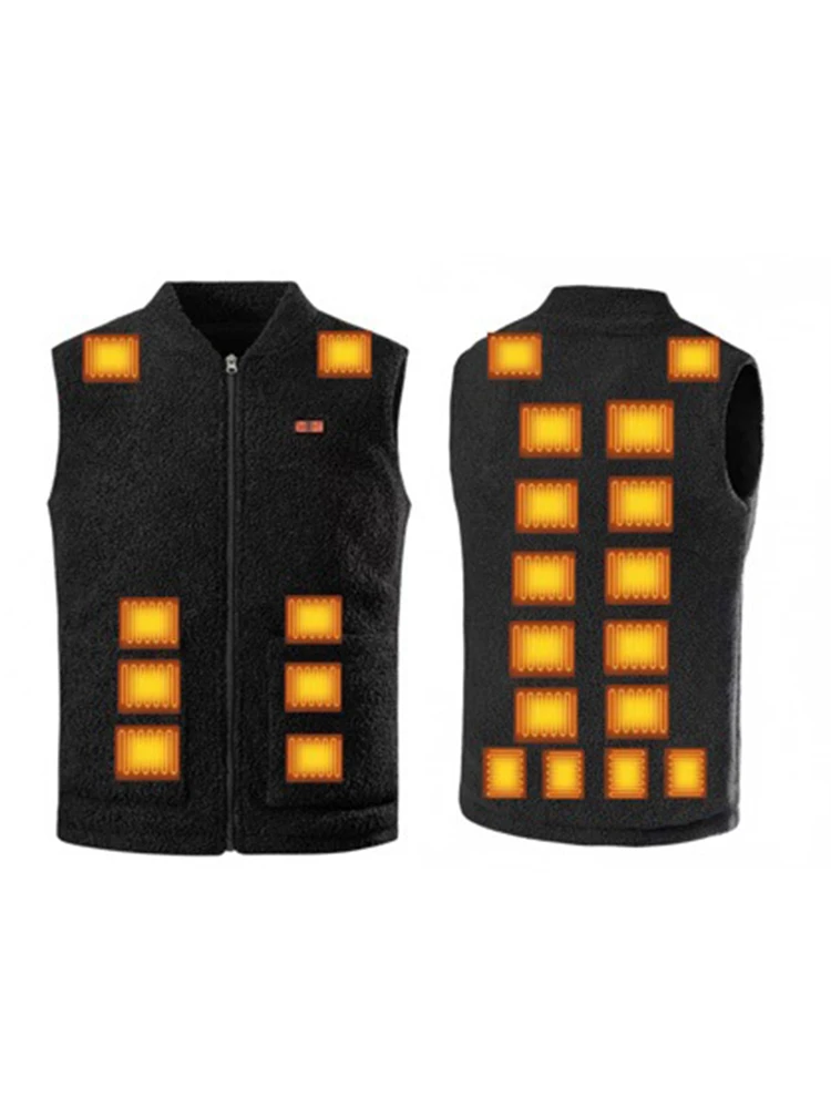 AliExpress NONE 1 Pcs Winter USB Smart Heated Vest 3-Speed Adjustable Temperature Rapid Heating Long Battery Life Outdoor Sport Trekking Cycling
