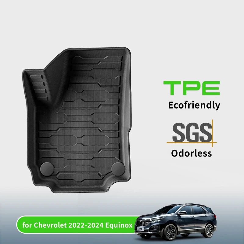 

Car Trunk Mat TPE Car Floor Mat for Chevrolet 2022-2024 Equinox All Weather Rear Trunk Pad Cargo Liner Seat Back Anti Dirty Pad