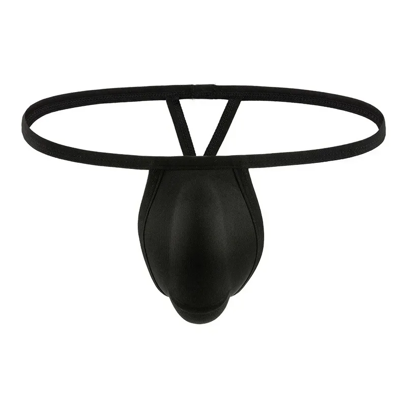 

Мужские эротические стринги с Т-образной спинкой, губчатые подушки, стринги с чашкой на спине, пустые контурные геи, сексуальные трусы с низкой посадкой и U-образной выпуклой сумкой, сценические трусы KTV