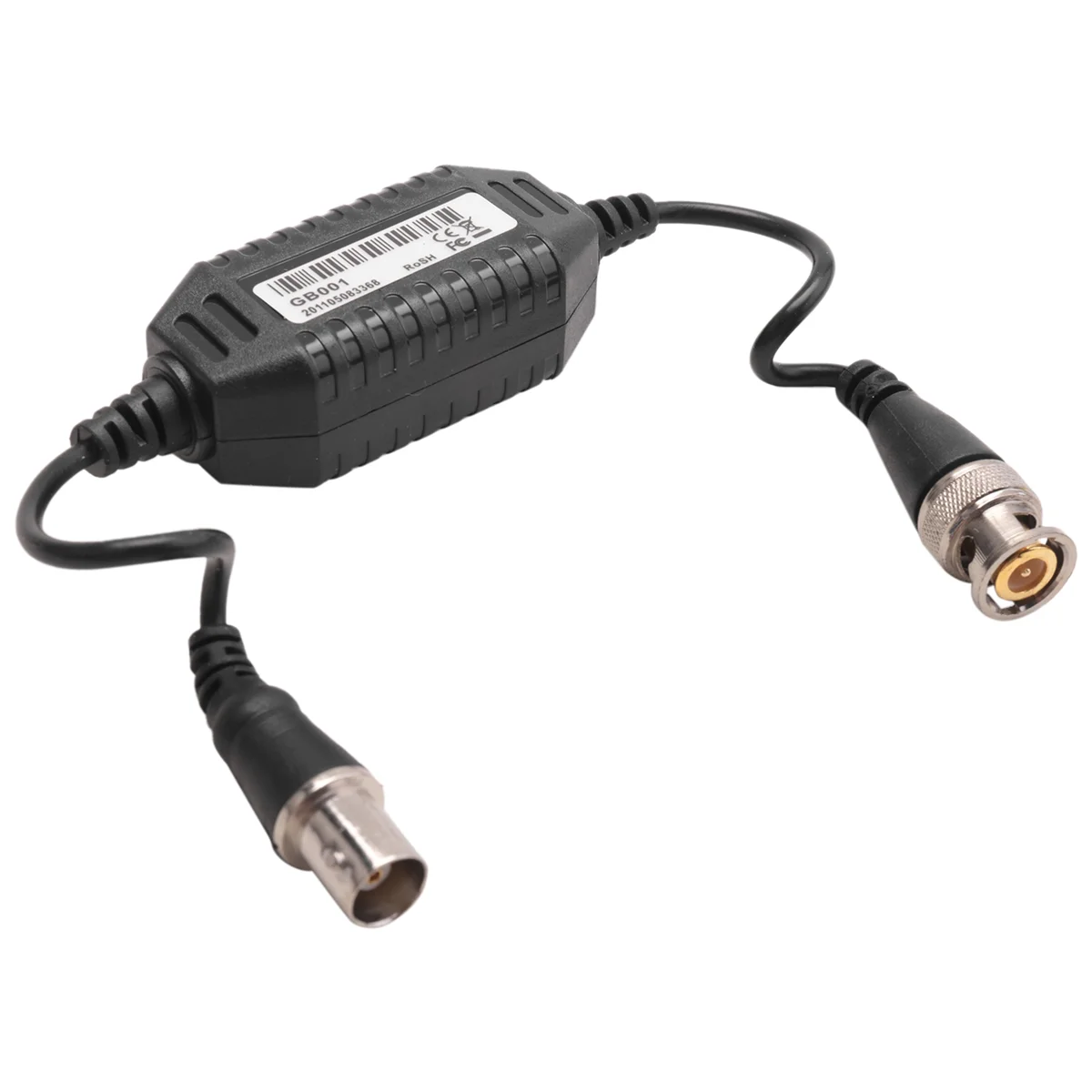 

ABQR Coaxial Video Ground Loop Isolator Balun BNC Male to Female for CCTV Camera