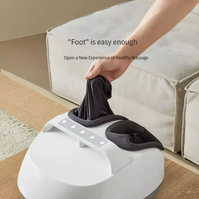 Household 220v Foot Kneading Massage Foot Therapy Machine Household Timed Foot Point Hot Compress Roller Massager