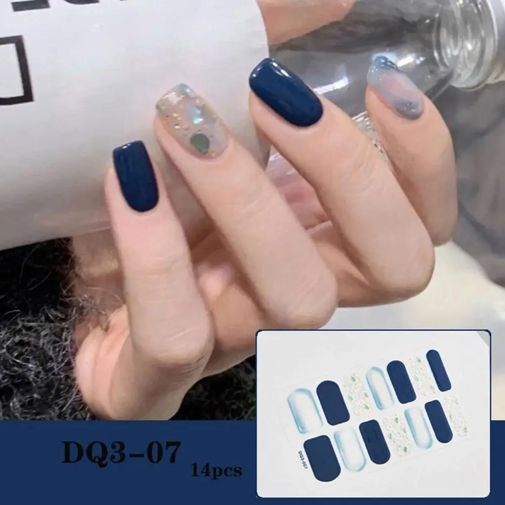 3d Laser Vergulde Nagel Enhancement Stickers Japanse Gekleurde Stickers Tranenbare Kerst Volledig Aangebrachte Nagel I5z9