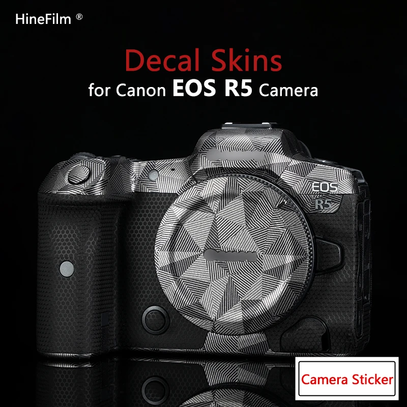 Hinefilm Skin for R5 Camera Premium Decal Skin for Canon EOS R5 Protective Sticker Anti-scratch Cover Film EOSR5 Camera Skin