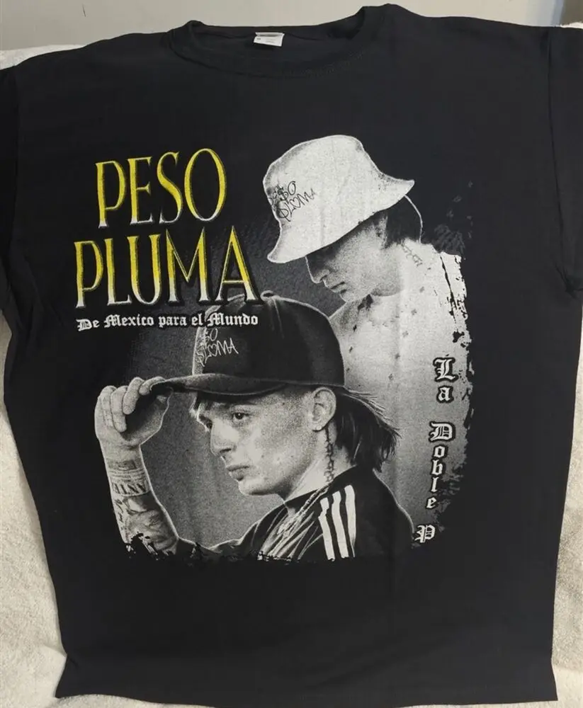 PESO PLUMA MEXICO MEXICAN SINGER MUSIC MUSICIAN DOBLE P RAP HIP HOP T-SHIRT