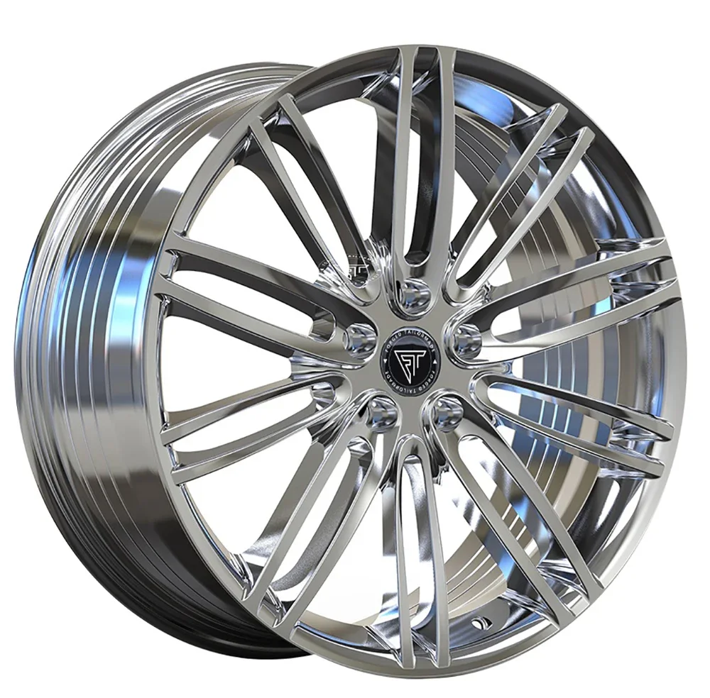 

20 22 24 26 inch customized forged alloy car rims for MKT Polishing 5x112 5x114.3 5X130 5x120 forged wheels with chrome cap