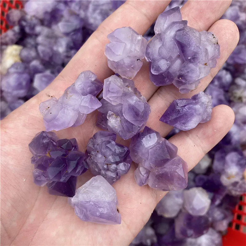 100g Natural Uruguay Amethyst Rough Stone Cryatal Energy Healing Stone Gemstone Chakra Stone for Jewelry Making