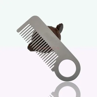 304 stainless steel comb home hairdressing steel comb anti-static comb appearance fashionable and beautiful portable comb