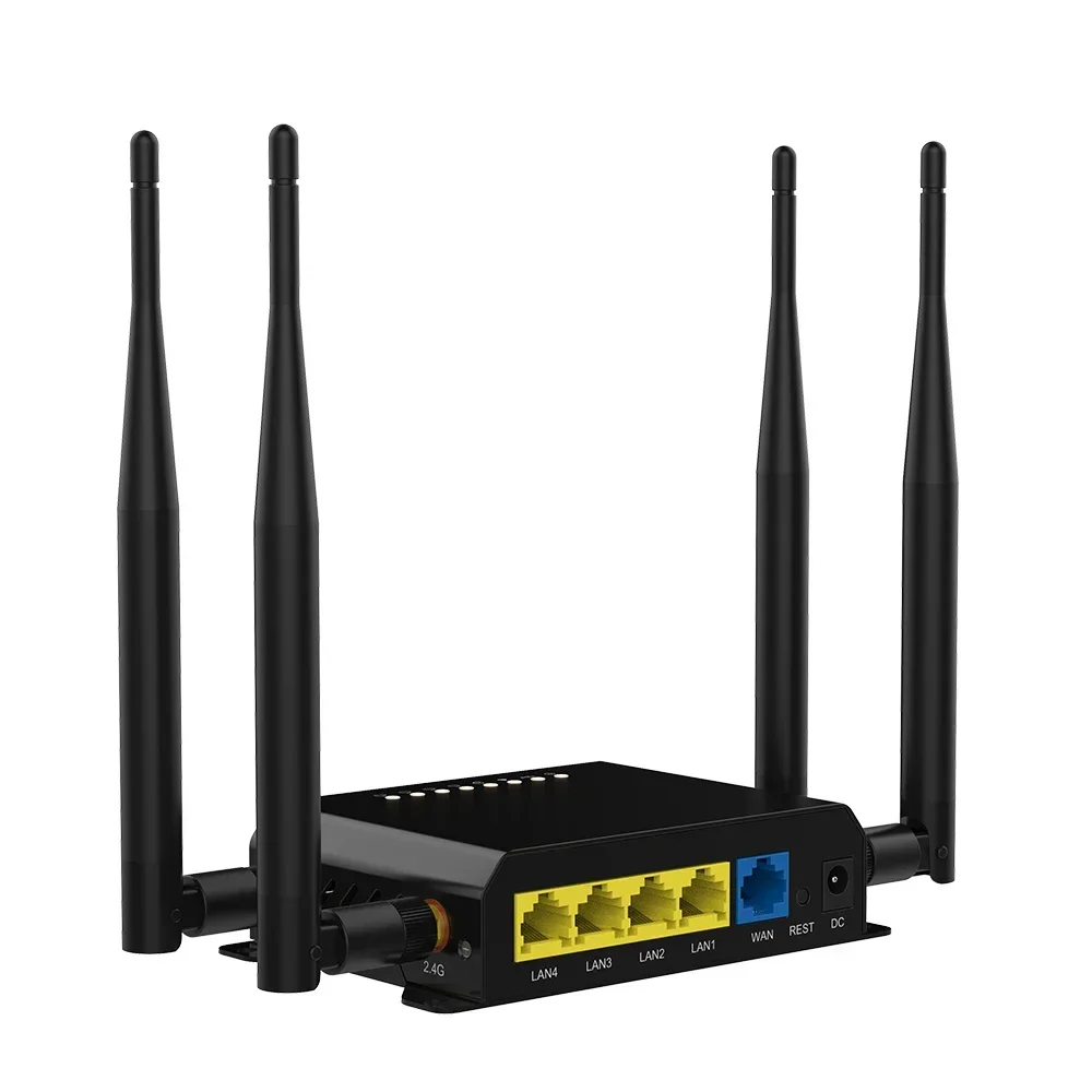 

WE826-Q-WD Aluminium VPN 4G LTE SIM Card Router