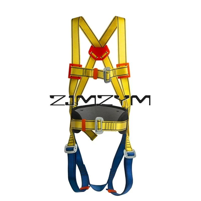 

High-Altitude Operation Anti-fall Safety Belt Five-point Safety Belt High-strength Polyester Outdoor Pole Climbing Safety Belt