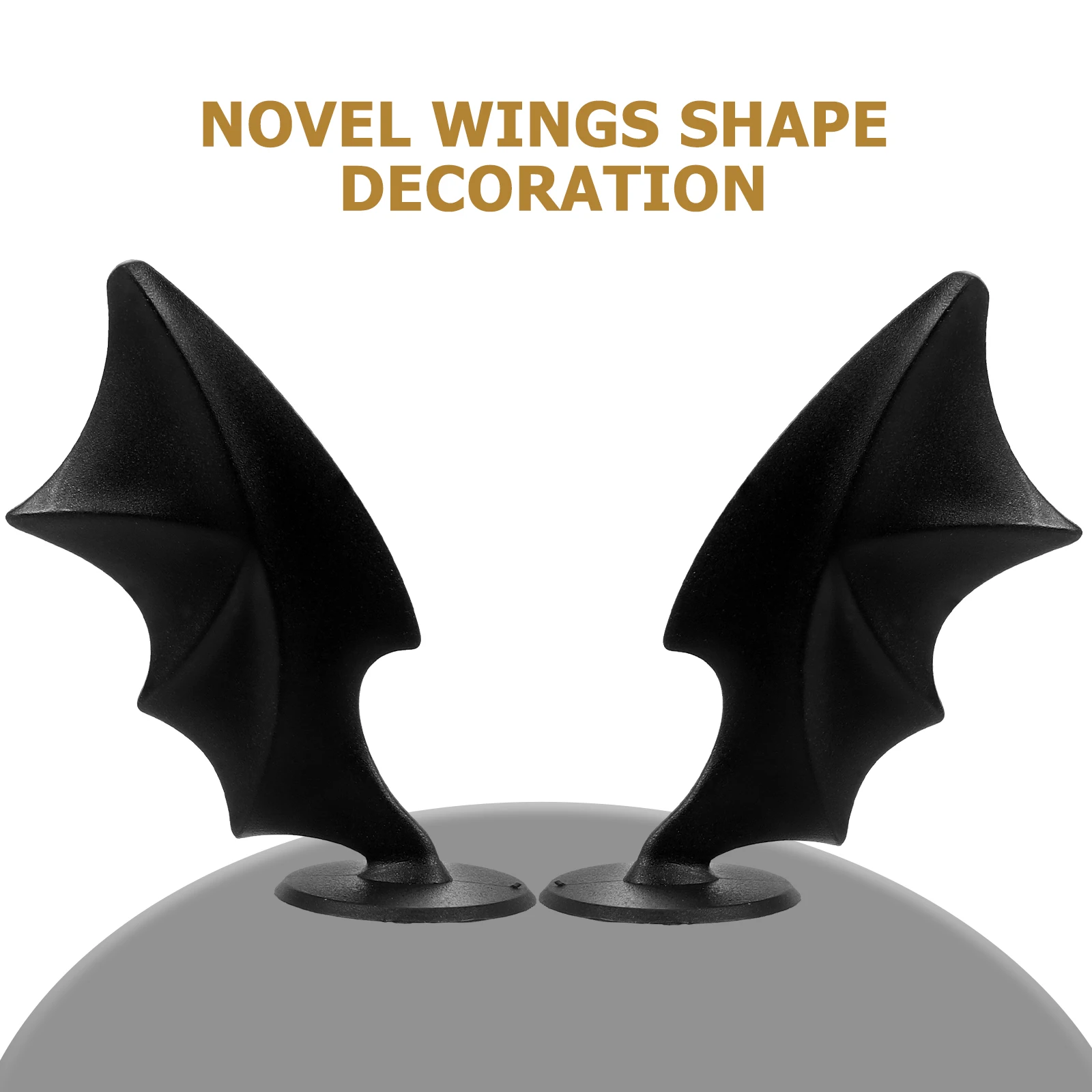 

1 Pair Wings Motorcycle Decoration Miniature Angels Wings Miniature Headdress Crafts DIY Accessories Helmets