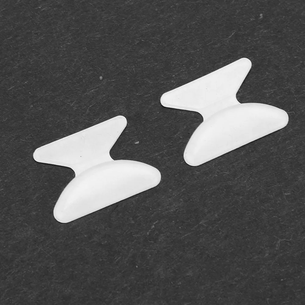 

20 Pairs Soft Silicone Silicone Nose Pads Butterfly Shape Thin 1.8mm Anti-Slip Nose Pads Nose Bridge Cushions Daily Wear