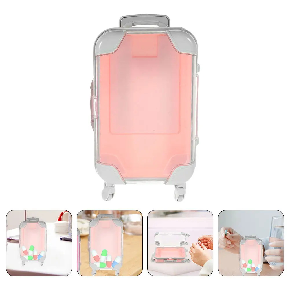 

Набор из 4 мини-кейсов для хранения накладных ресниц, дорожный косметический органайзер, розовый, из АБС-пластика, портативный, для туалетных принадлежностей, ручная кладь