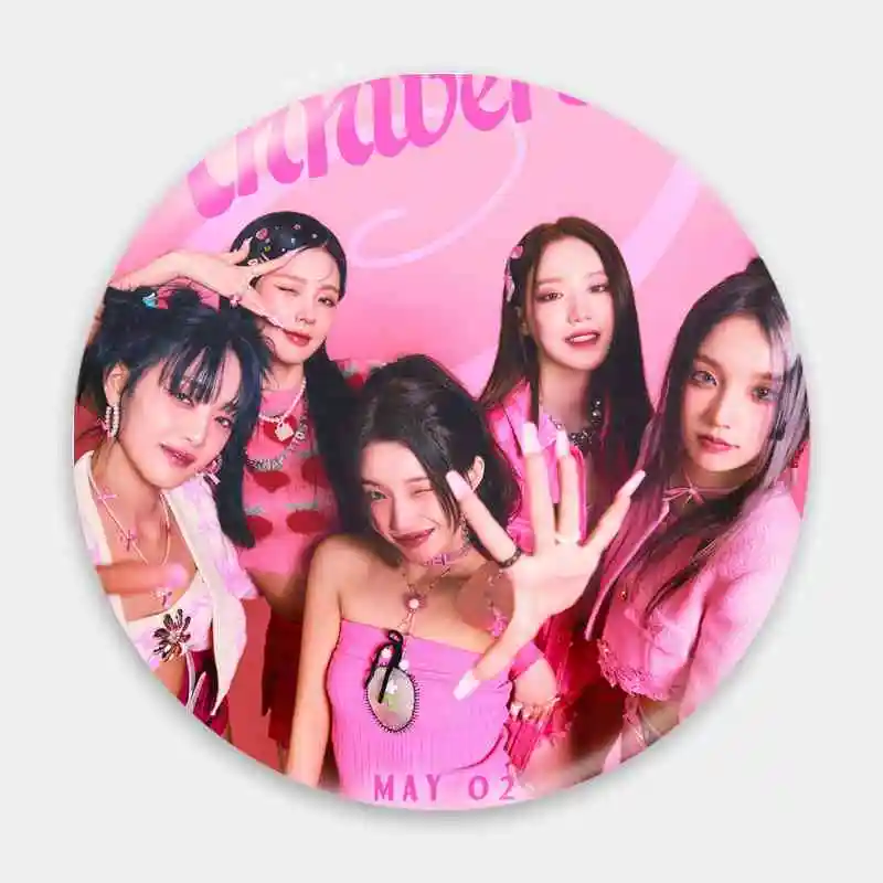 MIYEON MINNIE SOYEON YUQI SHUHUA Korean Women'S Singing Group Badge Brooch anchor Peripherals Pin Trinket Creative