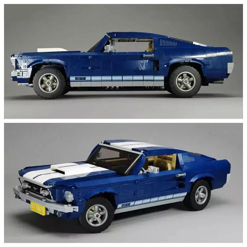 HOT TOY New 21047 Ford Mustangs Sports Racing Car Model Compatible With 10265 Building Blocks Bricks DIY Toys For Boys Gifts