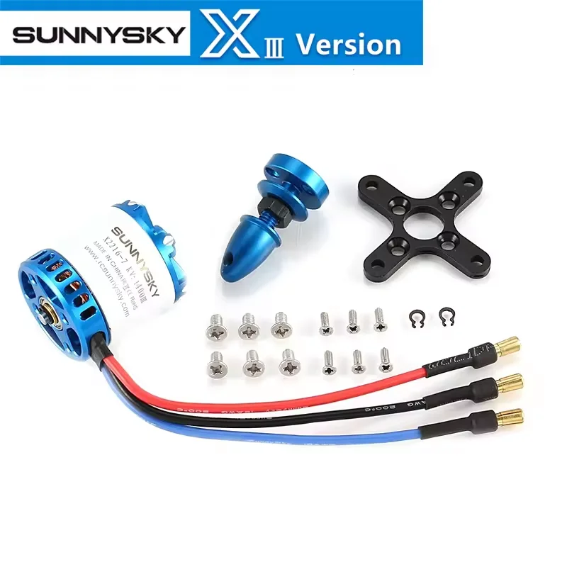 SUNNYSKY X2216-III X2216 2216 880KV 950KV 1100KV 1250KV 1400KV 2600KV Long Short Shaft 3-4S Brushless Motor RC Drone Airplane