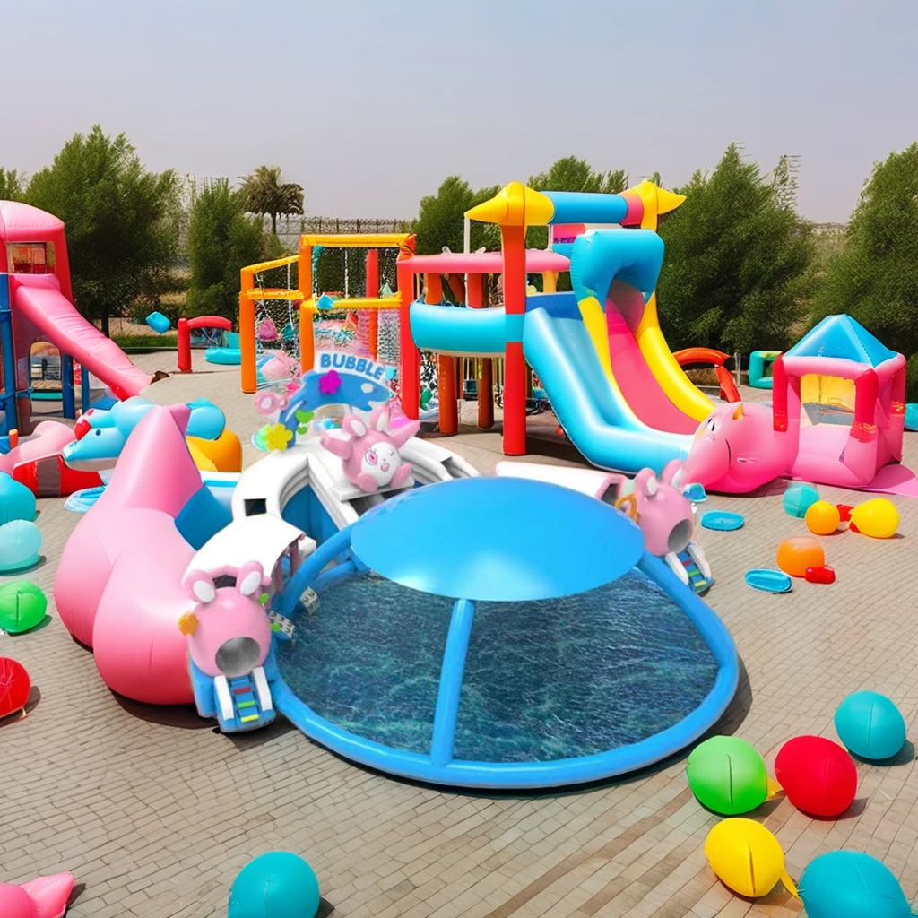Commercial Indoor Outdoor Aquatic Sports Floating Water Park Equipment Kids Adults Lake Water Play Outdoor Inflatable Aqua Parkp