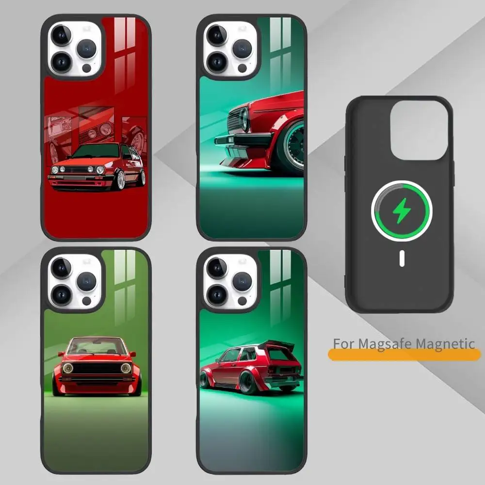 

D-DTM Old Car M-MK1-2 Phone Case For iPhone17,16,15,14,13 Plus,Pro Max Magnetic For Magsafe Wireless Charging