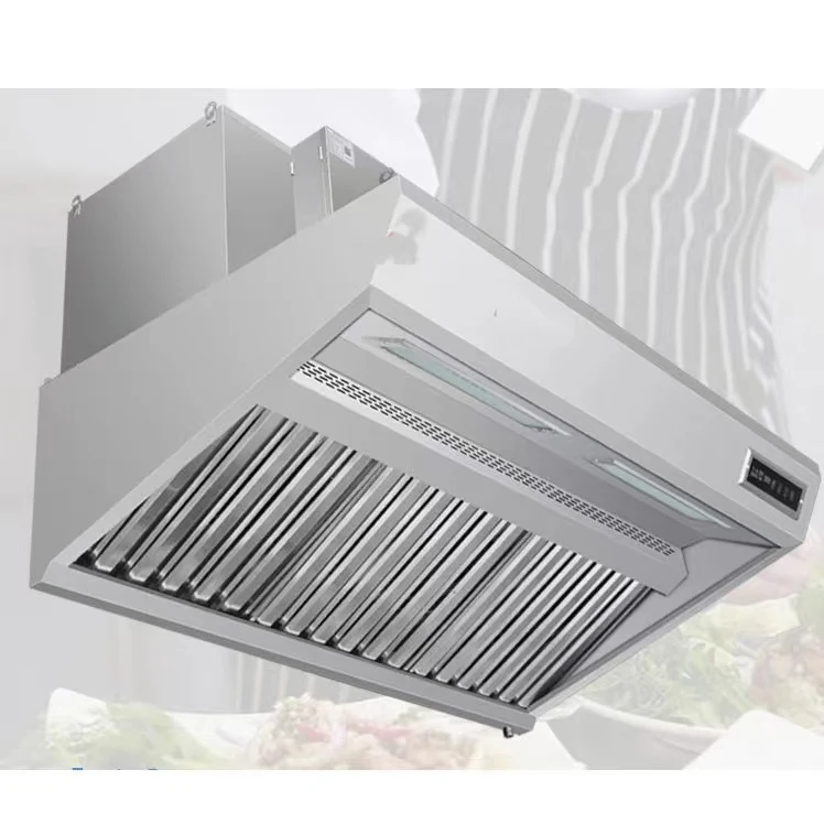 RUITAI Island Range Hood Appliance kitchen Cooker hood Vertical Chimney extractor