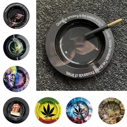 Metal  tobacco Herb Rolling tray Cigarette Creative Personality Bar Cigar Ashtray Portable Men's Gadgets Smoking Accessories