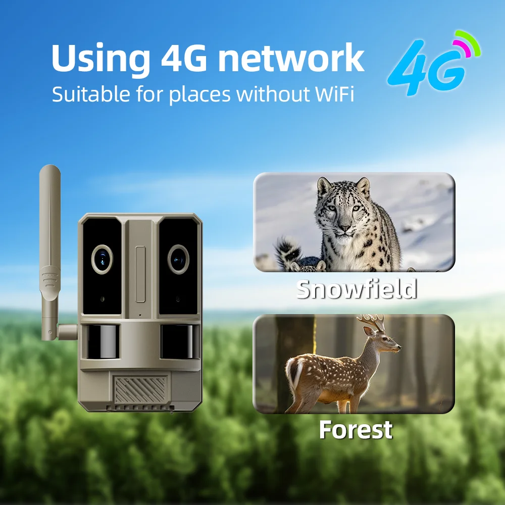 ABD 4G LTE Hücresel Çift Lensl - Home Security Game incelemesi ve fiyatı