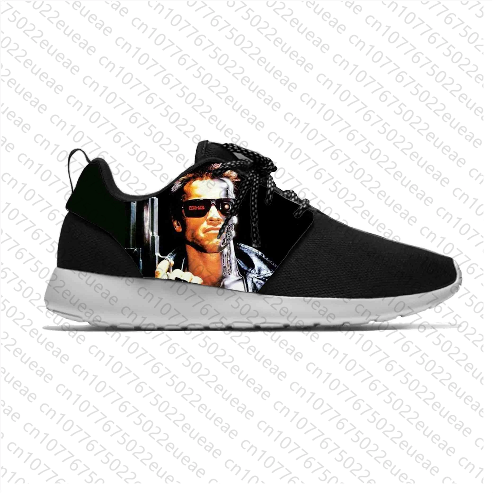 Terminator Robot alexander Schwarzenegger Cool Funny Sport scarpe da corsa Casual traspirante leggero stampa 3D uomo donna Sneakers