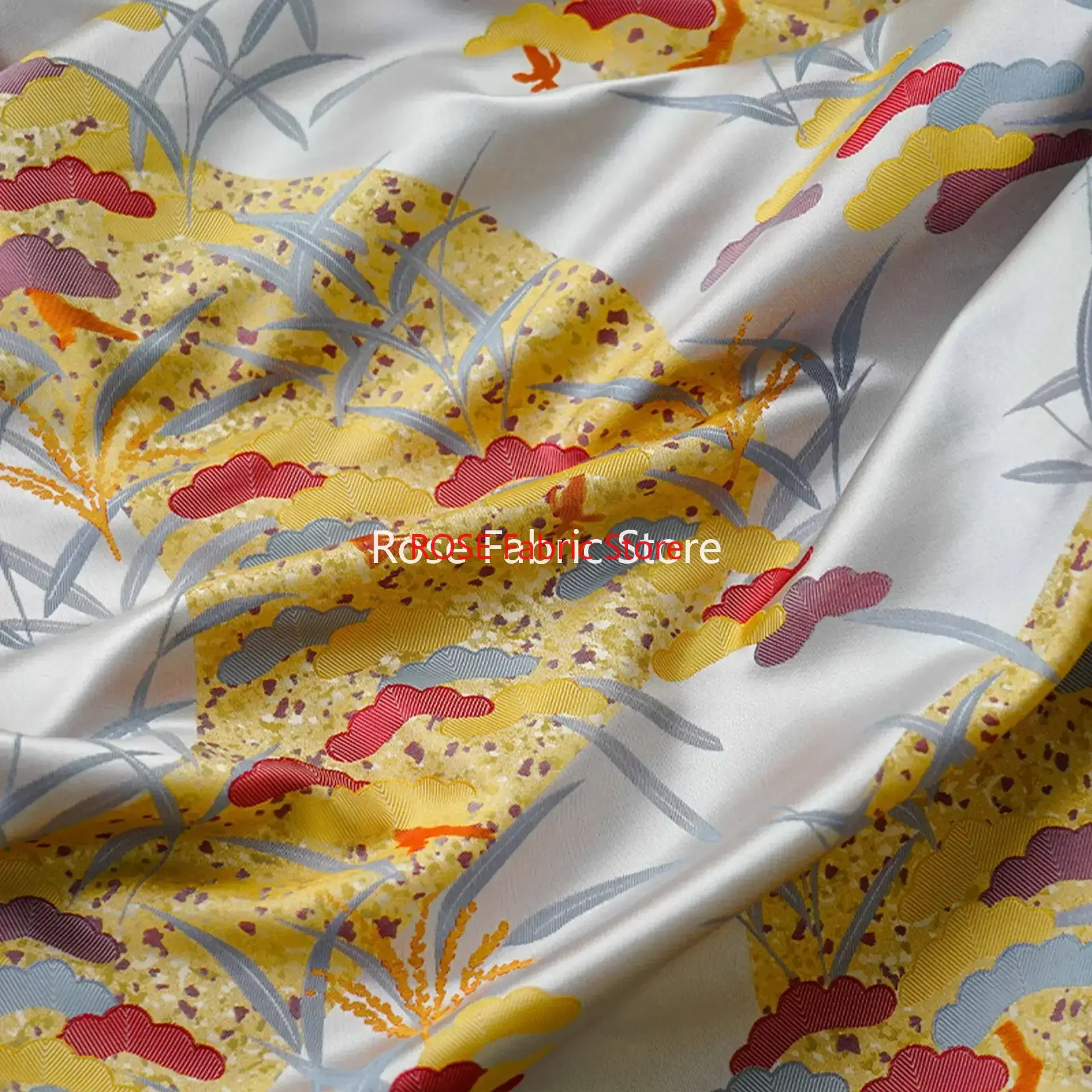 

1-метровая модная окрашенная в пряжу жаккардовая ткань, женское платье, большая сумка, занавеска, ткань для шитья своими руками