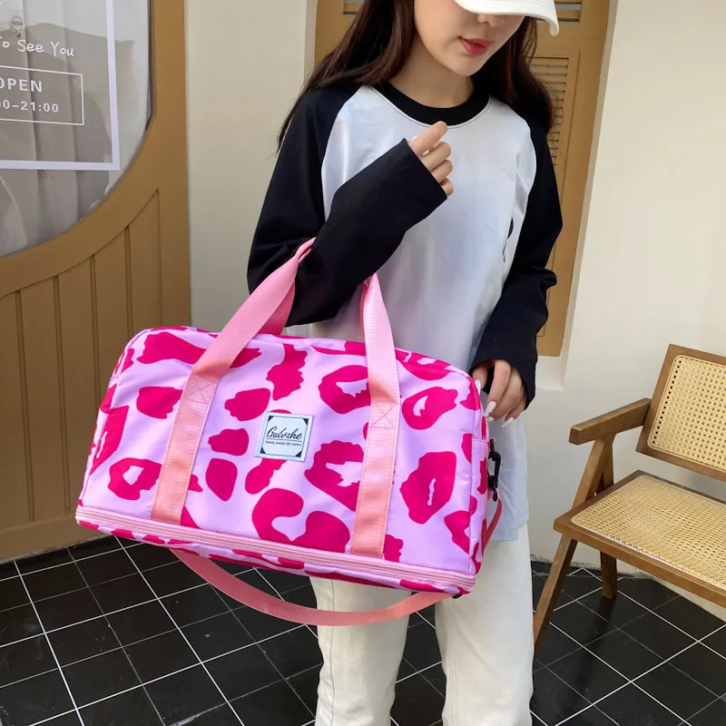 

Сумка для плавания с разделением на сухое и влажное отделения, дорожная сумка, женская сумка через плечо, легкая спортивная сумка для йоги и фитнеса