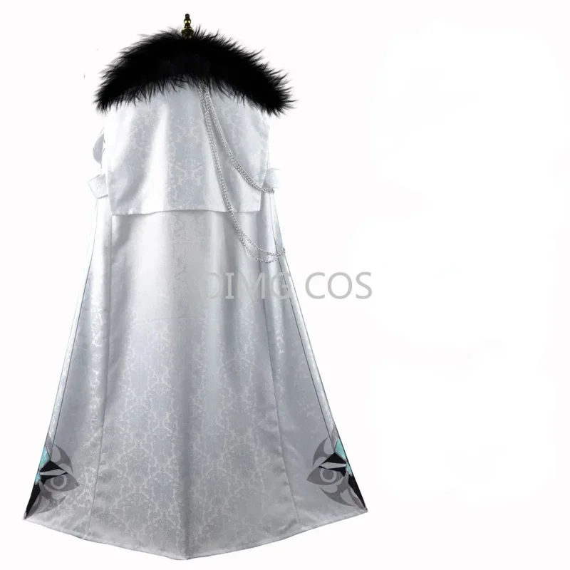 

2025 Genshin Impact Tartaglia Cosplay Costume Uniform Wig Anime Halloween Costumes Game Fatui Harbinger New Skin Cloak ★AA9X