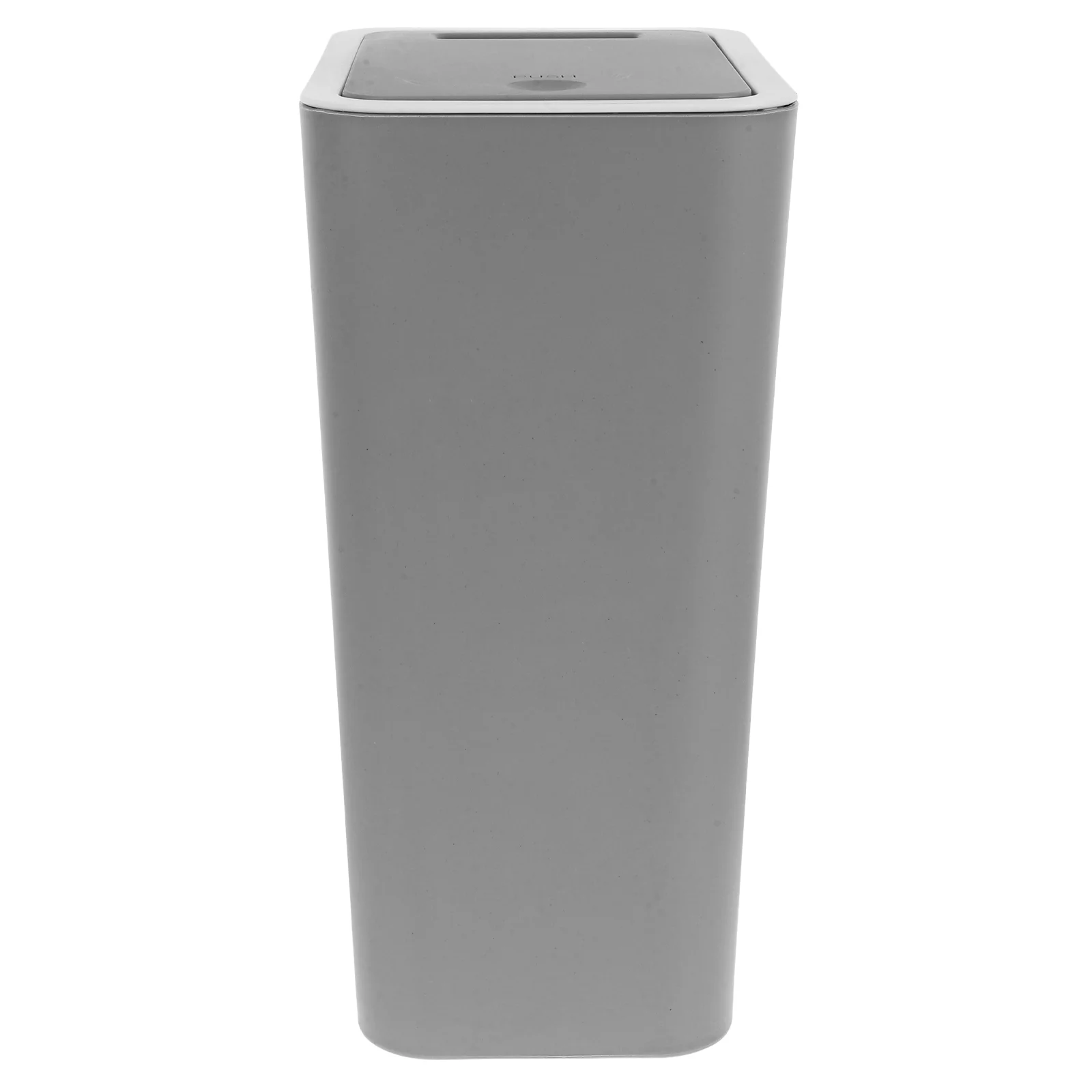 Garbage Can Push Top Trash Small with Lid Diaper Pop up Bathroom Waste Baskets Compression Container Office