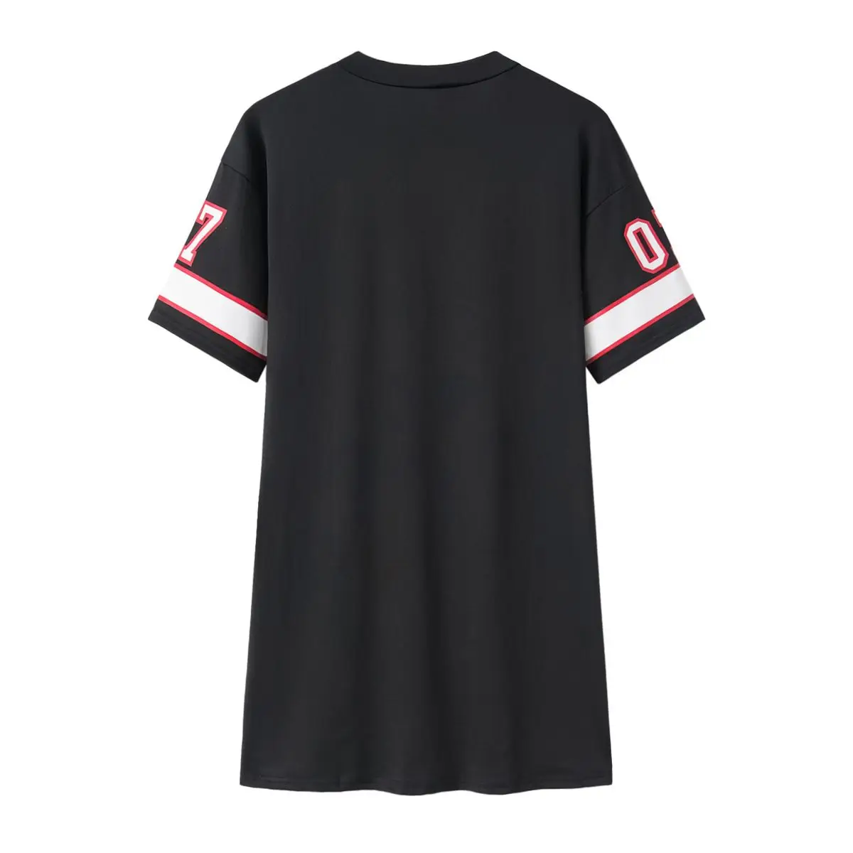 فستان هاراجوكو الجديد 07 مطبوع عليه حروف فستان هيب هوب غير رسمي للربيع والصيف بأكمام قصيرة تي شيرت للنساء ملابس نسائية