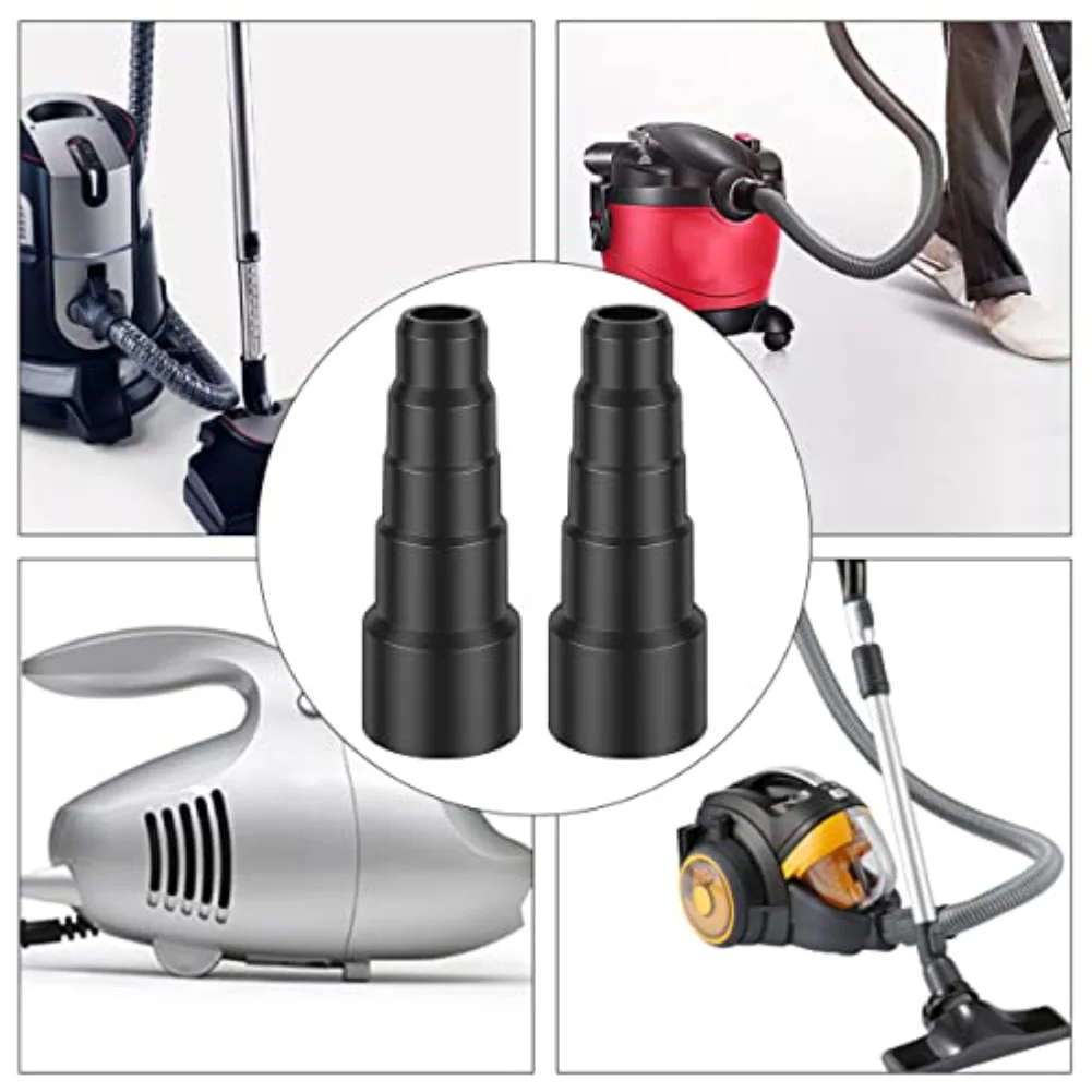 2pcs Vacuum Cleaner Adapter 23/30/34/42/50mm For Wet Dry Vacuum Hoses Tools Household Cleaning Tools Replacement Parts