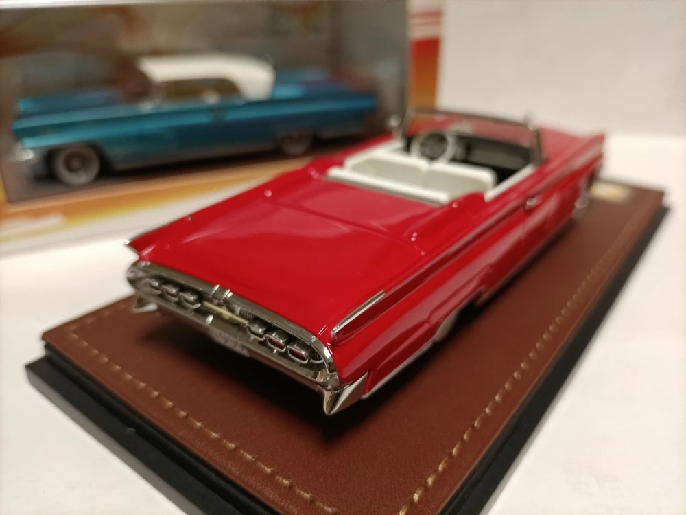 GLM 1:43 Continental Mark IV 1959 Red Vintage Car Simulation Limited Edition Resin Metal Static Car Model Toy Gift