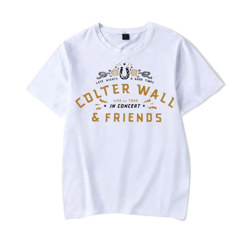 Colter Wall T-shirt Short-Sleeved Women And Men Casual New Fashionable Unisex  Summer Tee  Men Clothing