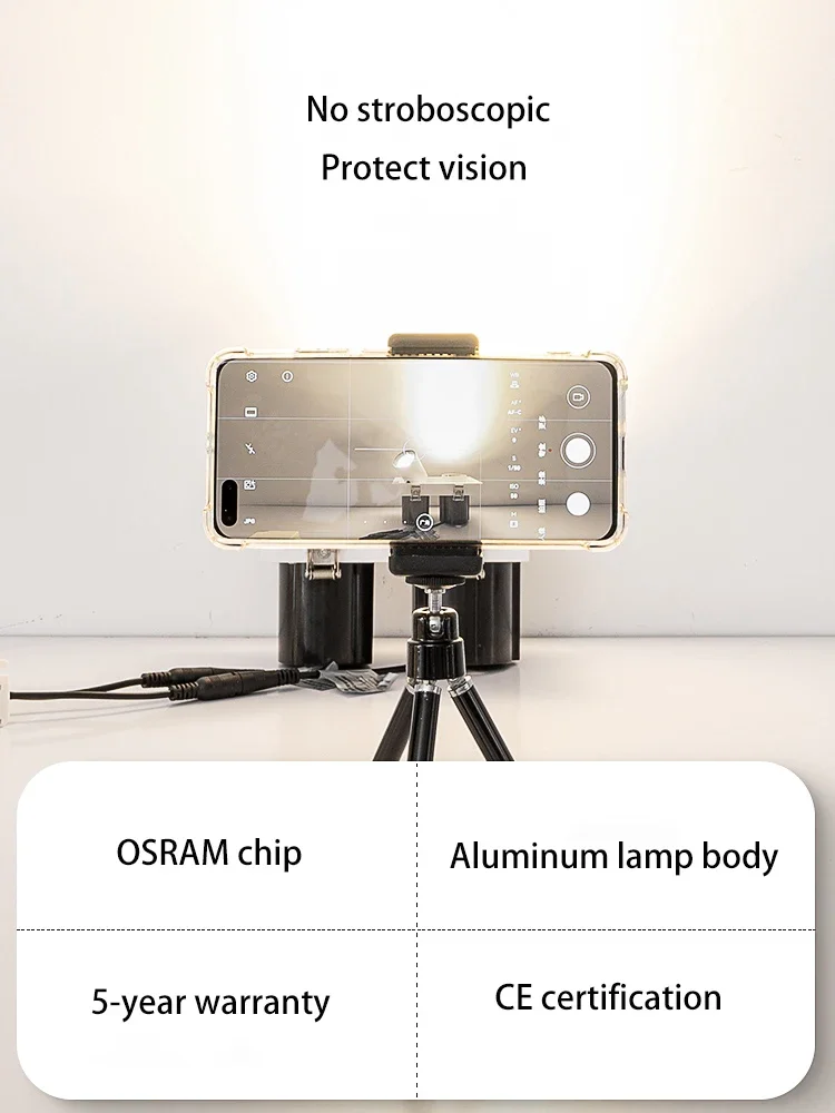 LED Spotlights Telescopic Folding Grille Spot Light Double Heads Lamp Square Ceiling Foco Recessed Anti Glare Stretchable