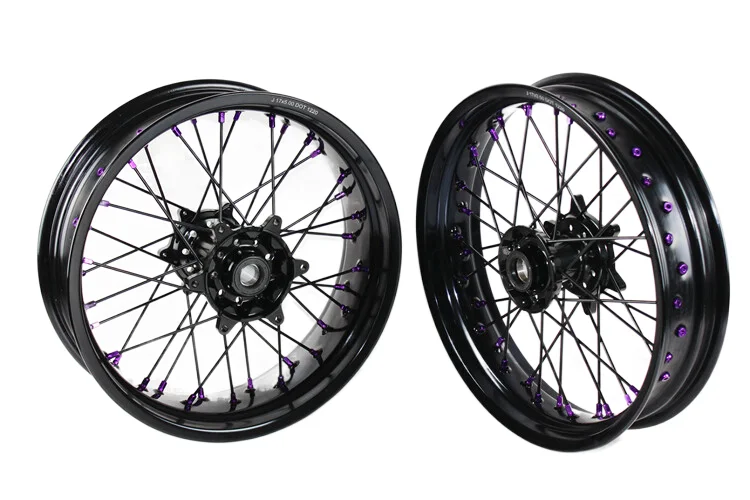 Factory Customized Supply Motorcycle Accessories 16/17 Inch Spoke Rims for EXC Supermoto Wheels 3