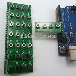 2/8/24Pcs Push Button Switch 4 Keyboard Module key Board Button For PIC PLC ARM FPGA CPLD MCU Development Board Raspberry Pi