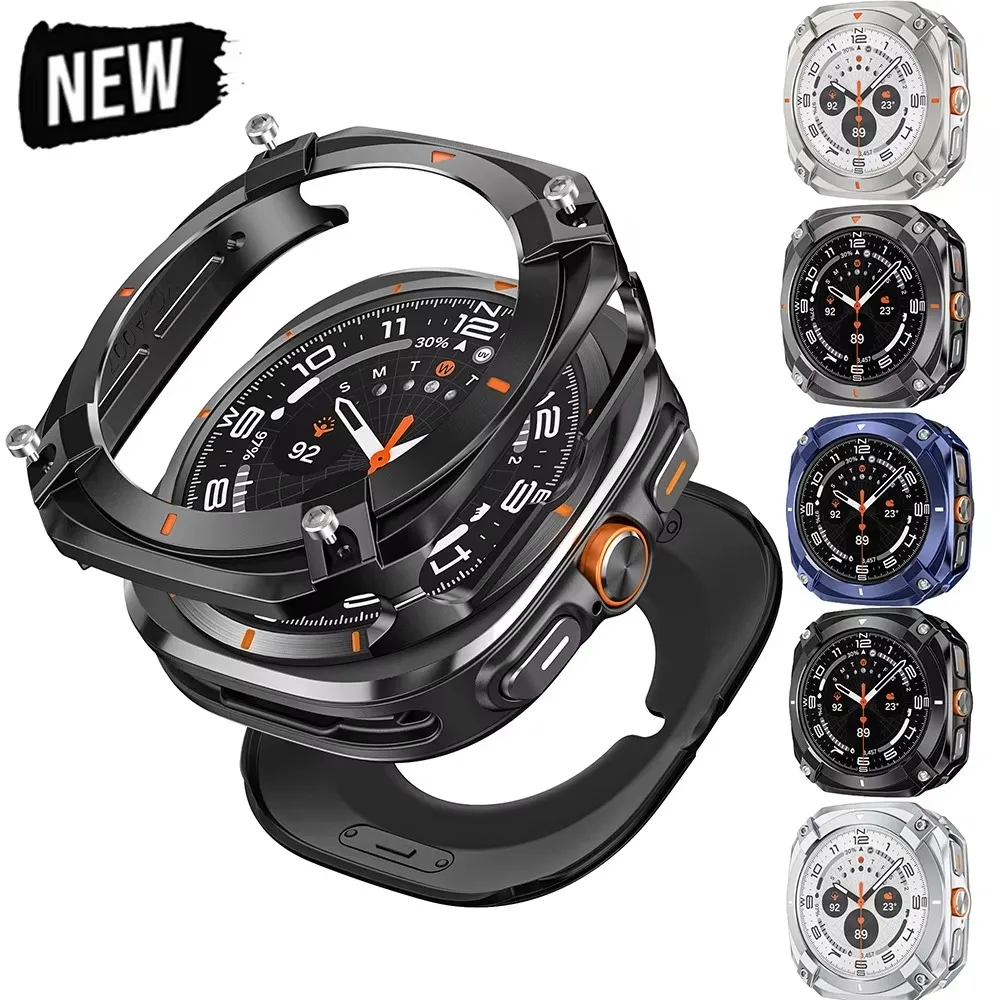 Aluminium Alloy Metal Bumper for Samsung Galaxy Ultra Watch Ultra 2025 Protective Case Cover for Samsung Galaxy Watch Ultra 47mm