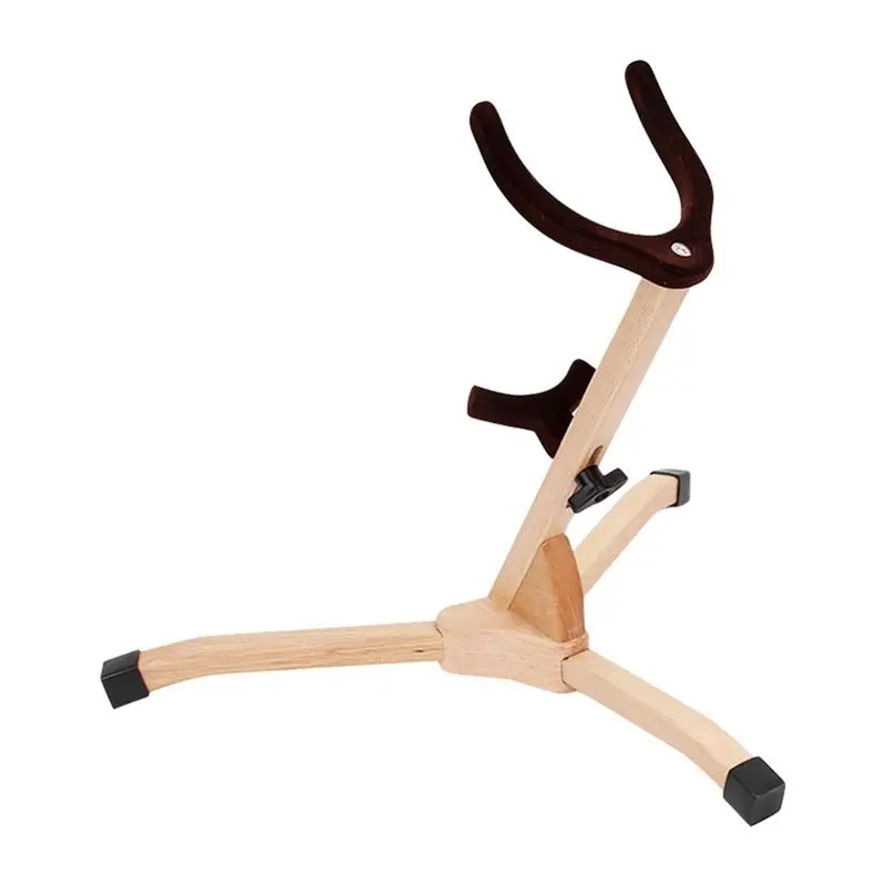 

New Arrival 1Set Saxophone Bracket Tenor/Subtenor Saxophone Display Shelf Bracket Adjustable Solid Wood