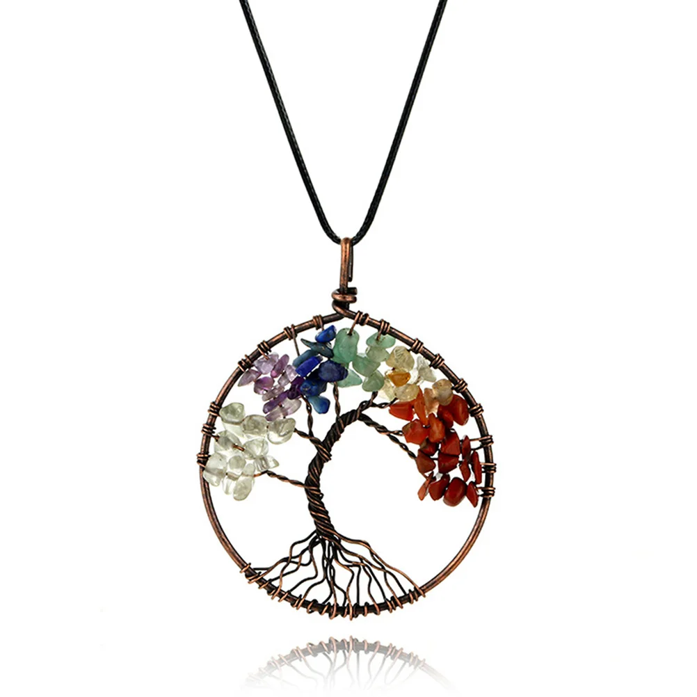 

Life Tree Necklace Exquisite Workmanship Lightweight Comfortable Wear Unique Eye-Catching Valentines Bachelorette Gifts