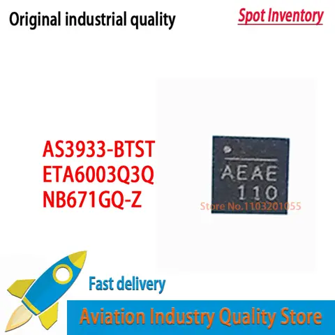 AS3933-BTST AS3933 TSSOP16 AS3933-BQFT QFN16 5PCS/lot  ETA6003 ETA6003Q3Q NB671GQ-LF-Z NB671GQ-Z AEAE AEAG AEAD AED*