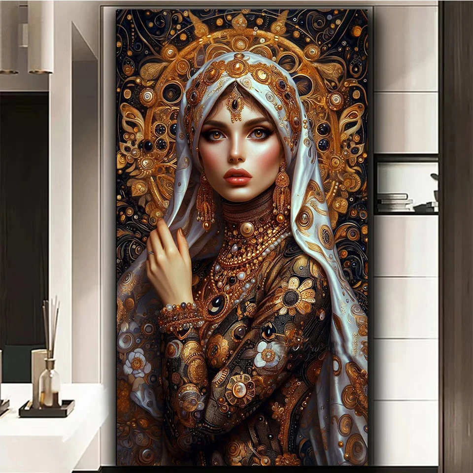 

Алмазная вышивка «Святая Мать»: полная квадратная/круглая вышивка стразами, хрустальная мозаика, религиозный портрет, декор для дома